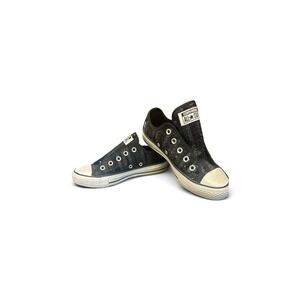 Converse Chuck Taylor All Star Black Sequin Low Top Sneakers 545008F Womens 6